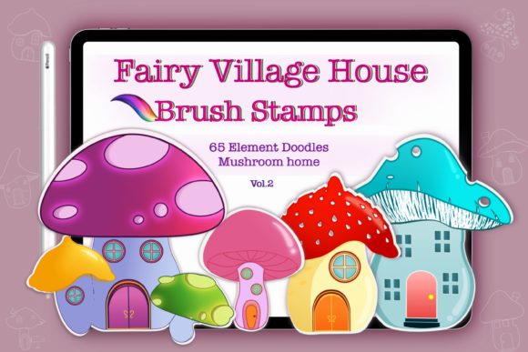 Build DIY Design House Mushrooms Village: A Creative Resource for Digital Artists