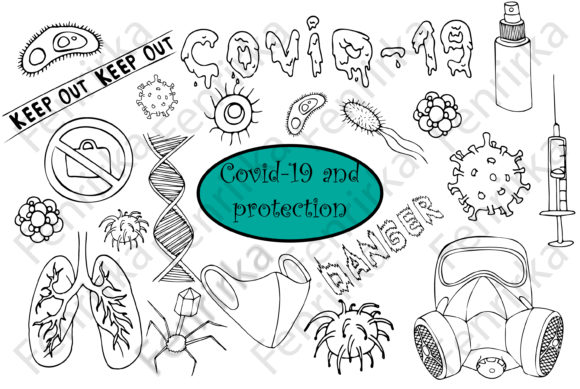 Bundle of Outline Covid-19: A Creative Resource for Modern Expression