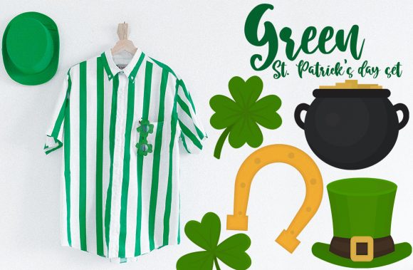 Green St Patrick's Day Set