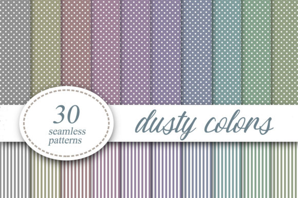Polka Dots Striped Dusty Colors Paper: A Versatile Tool for Creative Projects