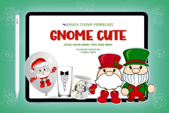 Procreate Brush Gnome Christmas DIY: A Creative Digital Tool for Holiday Projects