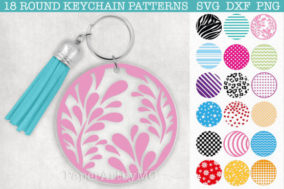 Round Keychain Pattern Bundle – A Creative Solution for Custom Keychain Designs