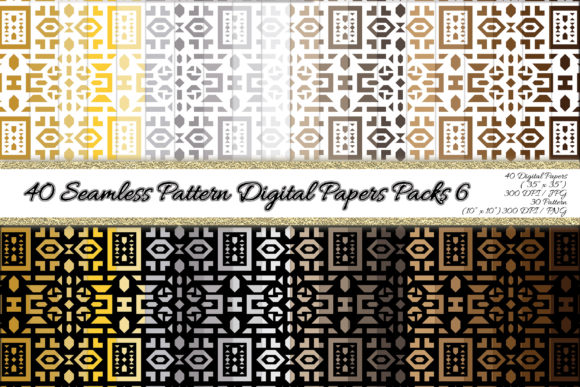 Seamless Geometric Pattern 20 Color 006