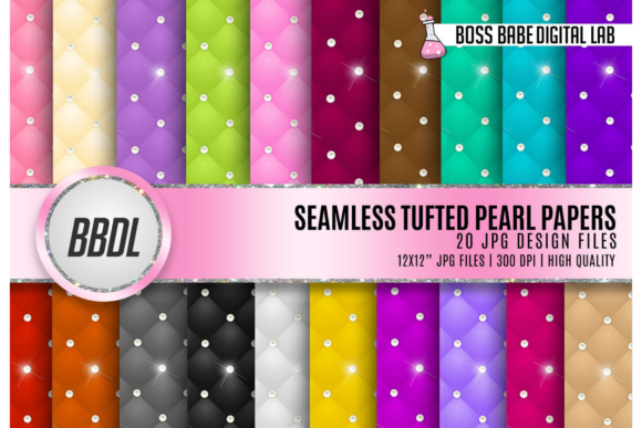 Seamless Tufted Pearl Papers for Creative Excellence
