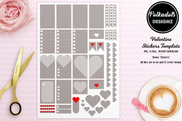 Valentine Stickers Templates: A Creative Way to Celebrate Love